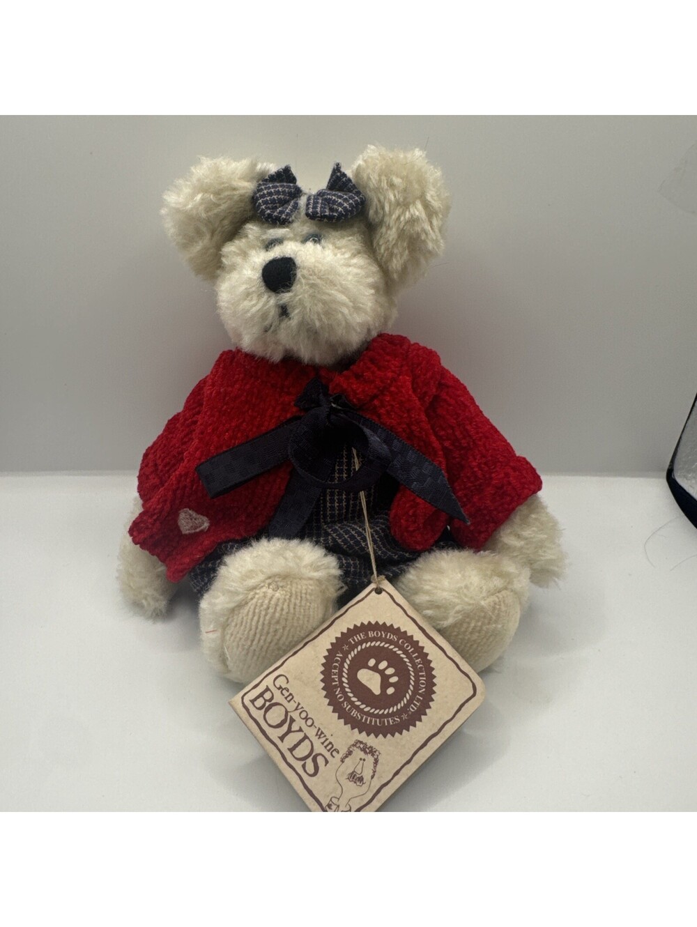 Boyd's Bears Mae B Bearlove 7" Retired orig Tags Tj's Best Dressed 82002